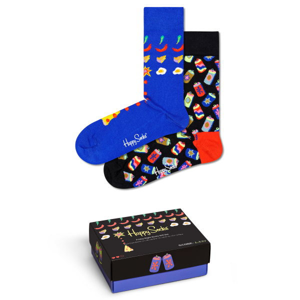 Happy Socks XFRN02-9300 2-Pack Friday Night Socks Gift Set